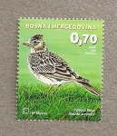 Stamps Bosnia Herzegovina -  Aves del valle del Neretva