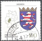 Stamps Germany -  Escudo de armas de los estados federales(Hessen).