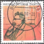 Stamps Germany -  100 aniv de la muerte de Friedrich Nietzsche(filósofo).