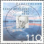 Stamps Germany -  50 aniv de la muerte de Ernst Wiechert (escritor).