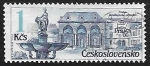 Stamps Czechoslovakia -  Prague fountains