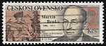 Stamps Czechoslovakia -  Martin Benka - dia del sello