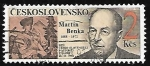 Stamps Czechoslovakia -  Martin Benka - dia del sello