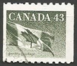 Sellos de America - Canad� -  The Canadian Flag (1992)