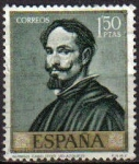 Sellos de Europa - Espa�a -  ESPAÑA 1969 1913 Sello Pintor Alonso Cano Retrato de Velazquez Usado
