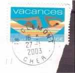Sellos del Mundo : Europa : Francia : Vacaciones