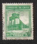 Stamps Chile -  Minas de Cobre