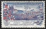 Stamps Czechoslovakia -  Hradčany, Prague