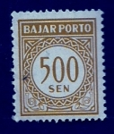 Stamps : Asia : India :  Cifras