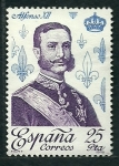 Stamps Spain -  Alfonso  XII