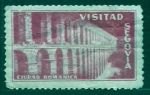Stamps Spain -  Ciudad romanica  (Segovia)