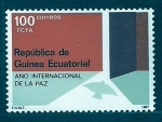 Stamps Equatorial Guinea -  Año internacional de la pazs