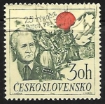Stamps Czechoslovakia -  25th aniversario de la Batalla del paso de Dukla