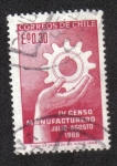 Sellos de America - Chile -  IV Censo Manufacturero