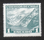 Stamps Chile -  Laguna del Inca