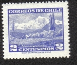 Stamps Chile -  Volcán Choshuenco (pequeño)