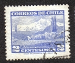 Stamps Chile -  Volcán Choshuenco (pequeño)