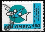 Stamps : America : Colombia :  Colombia-cambio