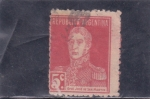 Stamps Argentina -  GRAL. JOSÉ DE SAN MARTI