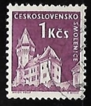 Stamps Czechoslovakia -  Castillo Smolenice