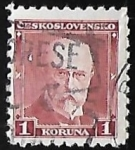 Sellos de Europa - Checoslovaquia -  Tomáš Garrigue Masaryk  (1850-1937)