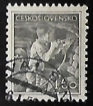 Stamps Czechoslovakia -  Minero
