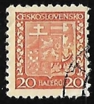 Stamps Czechoslovakia -  Escudo de armas