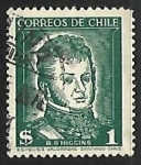 Sellos de America - Chile -  Bernardo O'Higgins Riquelme