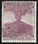 Stamps Colombia -  Volcan Galeras - Pasto