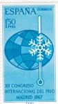 Stamps Spain -  XII CONGRESO INTERNACIONAL DEL FRIO (30)  