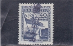 Stamps Ecuador -  OFICIAL Y BANDERA