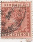 Stamps : Europe : Gibraltar :  GB Gibraltar Y & T Nº 25