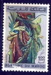 Stamps Morocco -  Pintura (Mahjubi Ahardan)