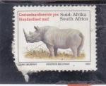 Stamps South Africa -  RINOCERONTE