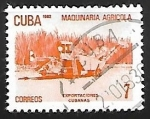 Sellos de America - Cuba -  Exportaciones cubanas - Maquinas agricolas