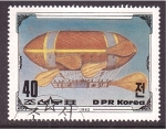 Stamps North Korea -  Dirigible