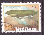 Stamps Vietnam -  serie- Dirigibles