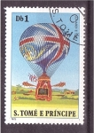 Stamps S�o Tom� and Pr�ncipe -  serie- Globos aerostáticos