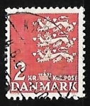 Sellos de Europa - Dinamarca -  Escudo de armas