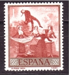 Stamps Spain -  serie- Goya