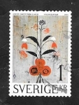 Stamps Sweden -  3034 - Forma decorativa de Hälsingland