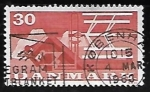 Stamps Denmark -  Maquina agricola