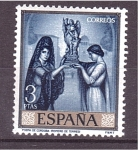 Stamps Spain -  Día del Sello- Romero de Torres