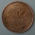 monedas de America - Canad� -  1988 - 1 cent