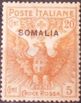 Stamps Africa - Somalia -  Somalía - Águila de la Casa de Saboya-1916