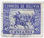 Stamps Bolivia -  Centenario de la Batalla de Ingavi