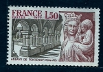 Stamps France -  Abadia de Fontenay