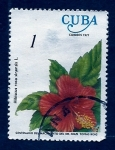Stamps Cuba -  Hibiscus rosa