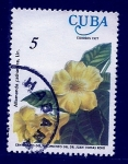 Stamps : America : Cuba :  Allamanda catharica