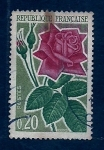 Stamps France -  Flor  Rosa